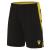 Tempel Match Day Short BLK/YEL XXS Teknisk kampshorts - Unisex 