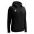 Drum Hooded Womens Jacket BLK L Fritidsjakke i børstet fleece til dame 