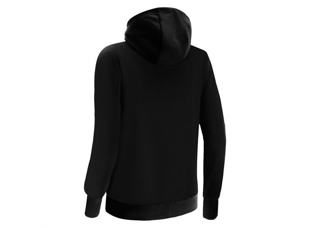 Drum Hooded Womens Jacket BLK L Fritidsjakke i børstet fleece til dame 