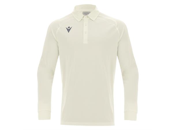 Hutton Shirt LS OFFWHT 4XS Teknisk langarmet poloskjorte 
