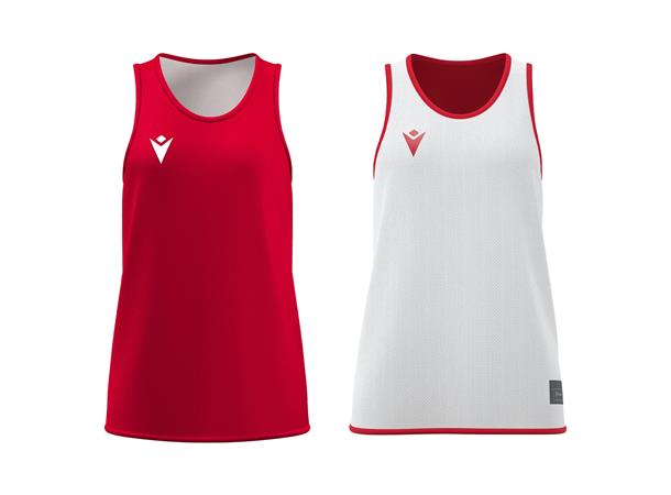 F500 Basket Shirt W RED/WHT M Vendbar teknisk basketdrakt til dame 