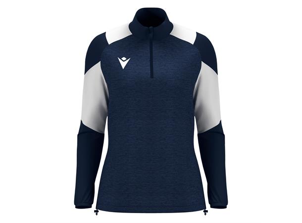 Chantico 1/4 Zip Top Wmn NAV/WHT M Teknisk treningsgenser til dame 