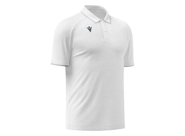 Aulos Polo WHT/SLV 4XL Teknisk poloskjorte - Unisex 
